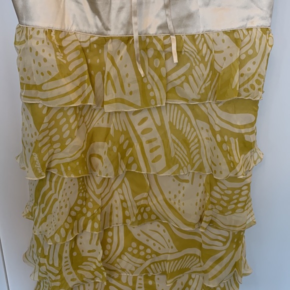 Marciano Gold and Yellow layered mini dress - Picture 10 of 10